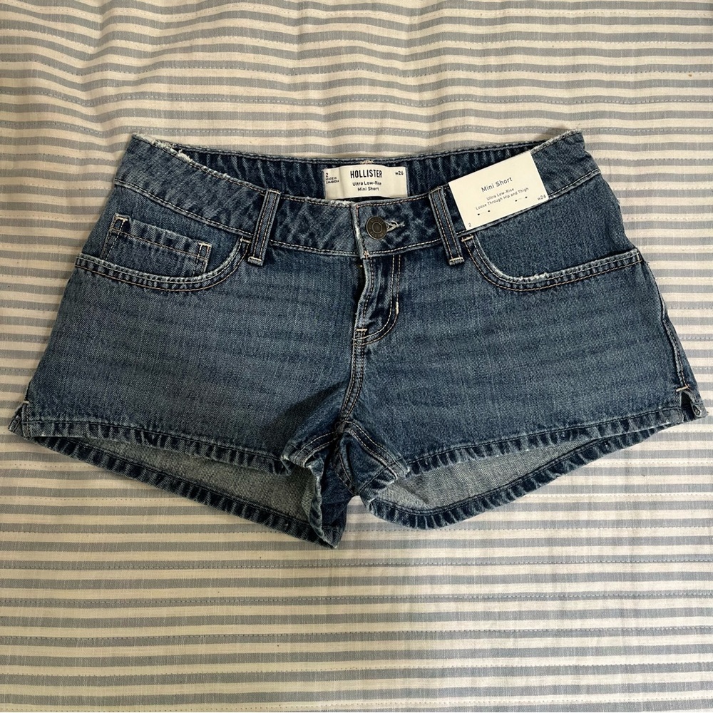 Hollister ultra low rise shorts